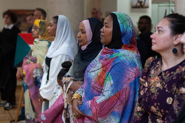 Открытие выставки Судана